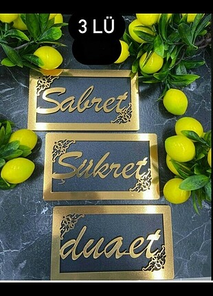 Şükret sabret dua et 