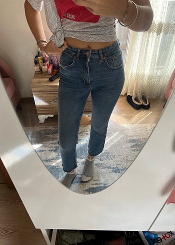 zara straight jean