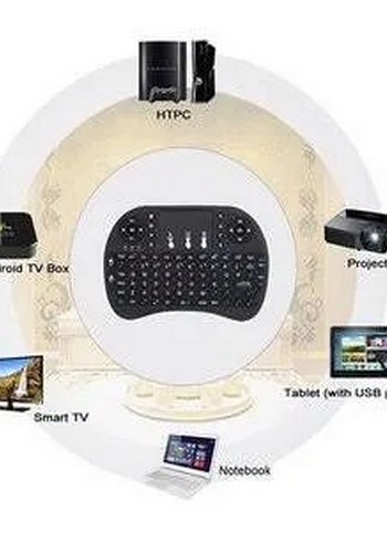 Kablosuz Mini Klavye Siyah - Görsel 2