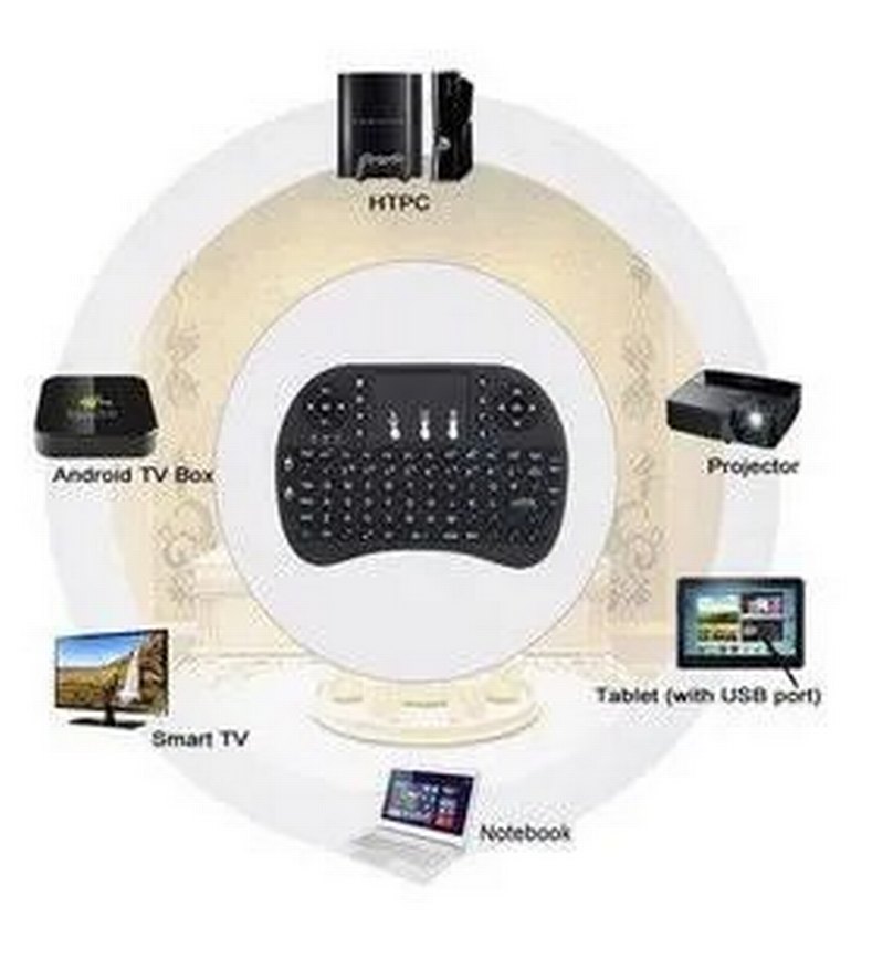 Kablosuz Mini Klavye Siyah - Görsel 2