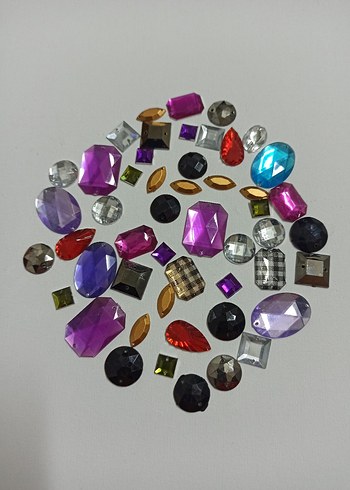 karışık renkli pul boncuk - Görsel 2