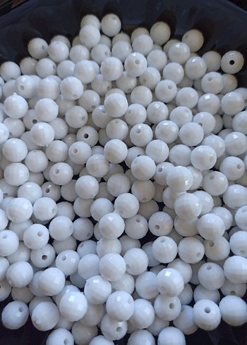 beyaz dünya model akrilik boncuk - Görsel 2