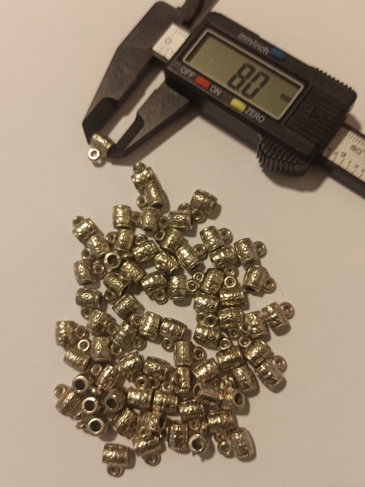 kulplu metalik boncuk - Görsel 2