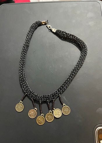 Bohem Zincir Detaylı Midi Kolye