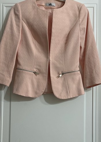 Adil Işık XS beden Pembe Mini Kadın Blazer Ceket - Görsel 2