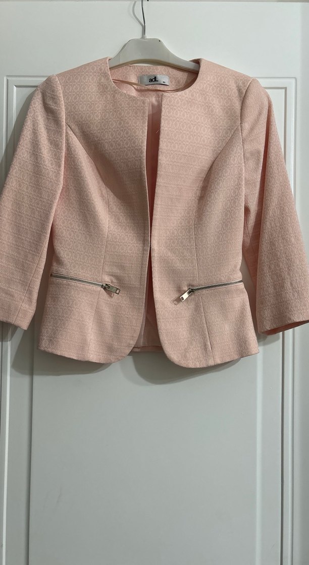 Adil Işık XS beden Pembe Mini Kadın Blazer Ceket - Görsel 2