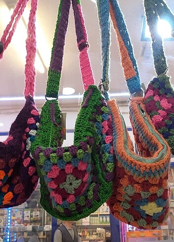 Diğer El örgüsü freebag