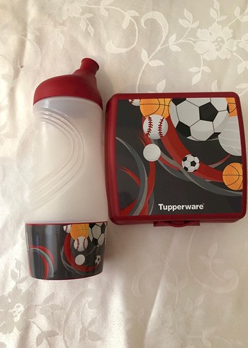Tupperware Spor Temalı Eco Suluk ve Beslenme Kutusu Özel Seri