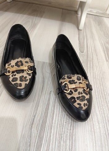 Leopar geçişli şık babet