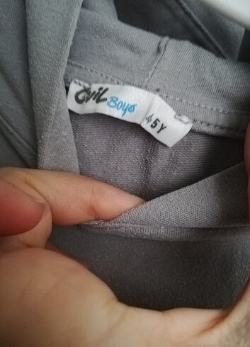 4 Yaş Beden çeşitli Renk Bebek sweatshirt