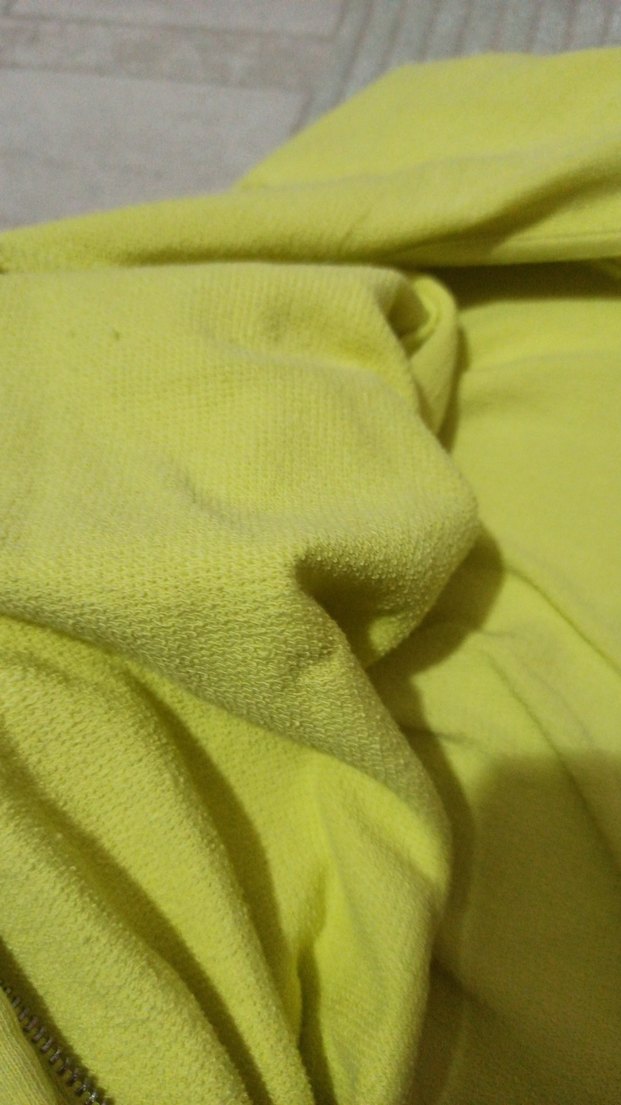 Sarı Kapüşonlu Kadın Sweatshirt - Görsel 4