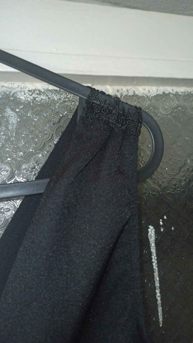 Siyah Uzun Kollu V Yaka Kadın Tulum - Görsel 4