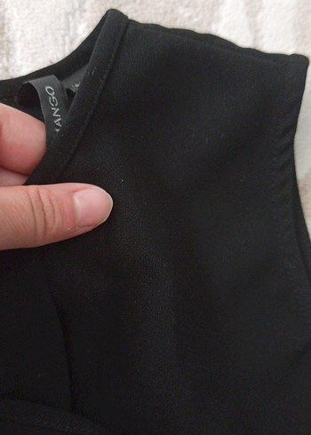 Siyah Pileli Kolsuz Bluz - Görsel 6