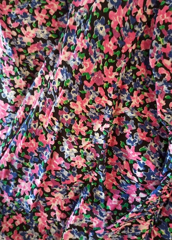 uzun pembe elbise - Görsel 12