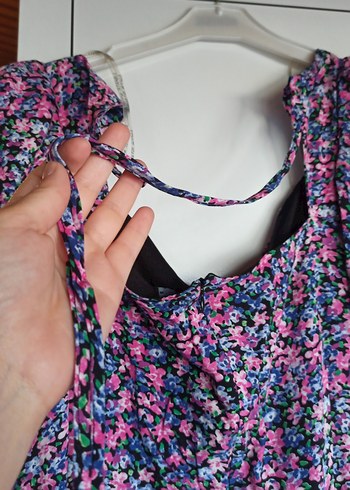 uzun pembe elbise - Görsel 5