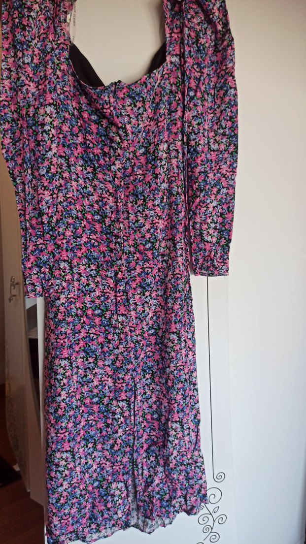 uzun pembe elbise - Görsel 2