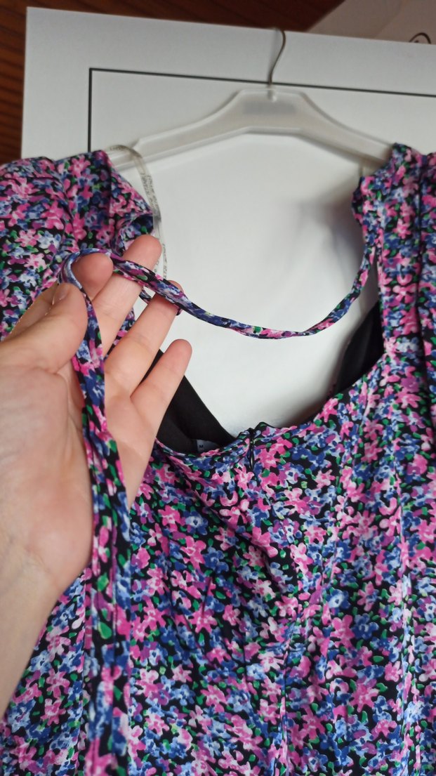 uzun pembe elbise - Görsel 5