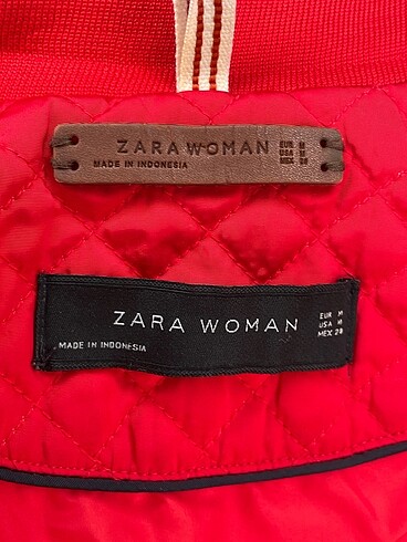 m Beden kırmızı Renk Zara Ceket %70 İndirimli.