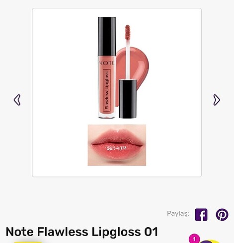 Note Flawless lıpgloss