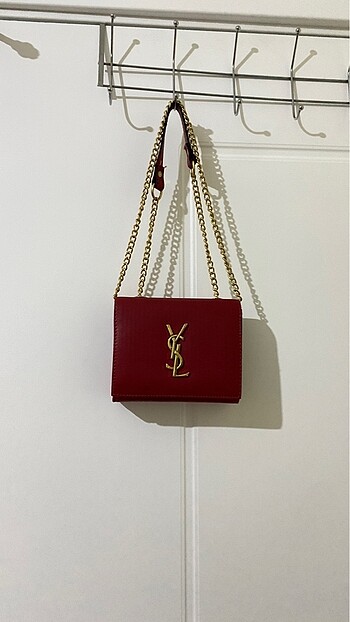 Ysl kırmızı çanta