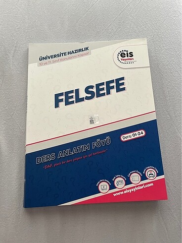 EİS YAYINLARI FELSEFE FÖYLERİ