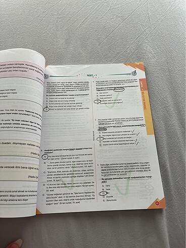  9. Sınıf Din Kültürü Test Kitabı