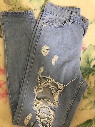 Ultra Yüksel Bek Mom Jeans