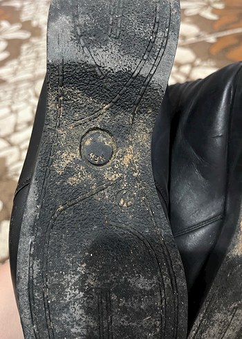 Siyah Erkek Deri Bot - Gotik Stil - Görsel 4