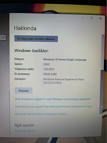  Beden Toshiba bilgisayar
