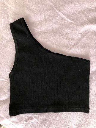 Tek omuz crop