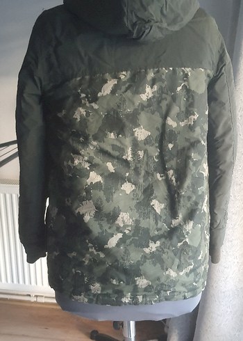 Khaki Renk Erkek çocuk montu. 11-12 yaş - Görsel 2