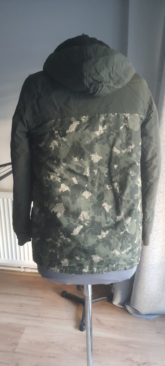 Khaki Renk Erkek çocuk montu. 11-12 yaş - Görsel 2