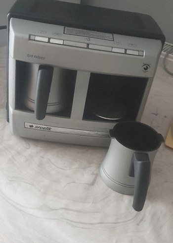 Gri Elektrikli çift Türk Kahvesi Makinesi - Görsel 2