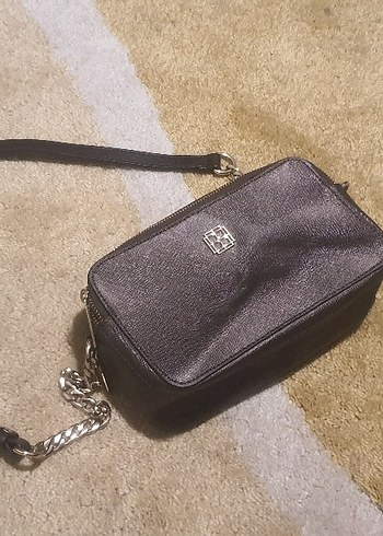 Kahverengi Yılan Desenli Deri Kadın Çanta - Görsel 6