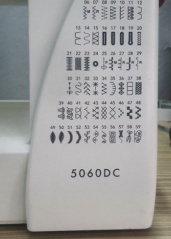 janome 5060DC Dikiş Makinesi Beyaz Gri - Görsel 2