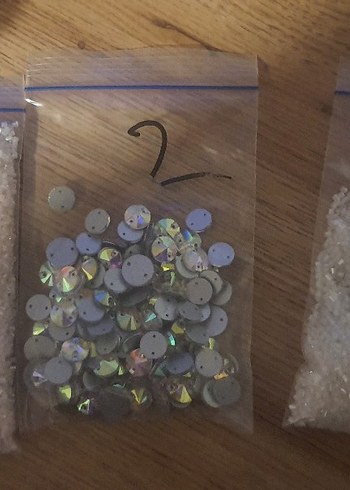 Bohem Tarzı Boncuk ve Pul Seti ,tırnaklı gerçek cam taşlar - Görsel 10