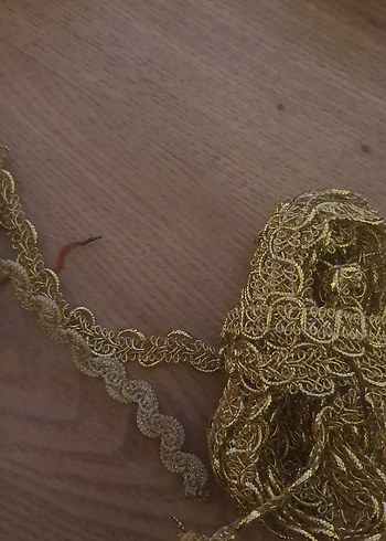 Bohem Tarz Altın Rengi El İşi Süsleme Şeritleri - Görsel 6
