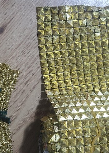 Bohem Tarz Altın Rengi El İşi Süsleme Şeritleri - Görsel 2