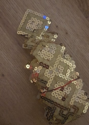 Bohem Tarz Altın Rengi El İşi Süsleme Şeritleri - Görsel 4