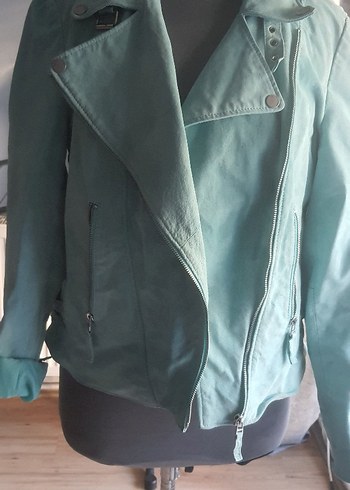Turkuaz suetcderi ceket xxl - Görsel 3