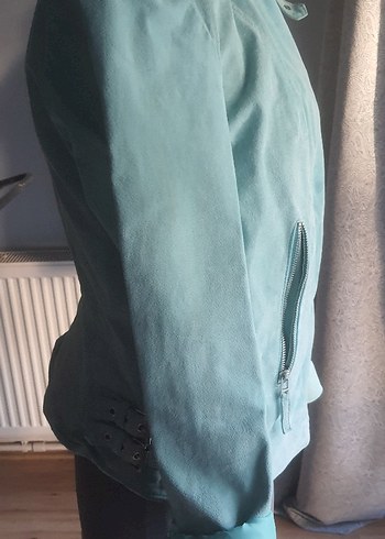 Turkuaz suetcderi ceket xxl - Görsel 7