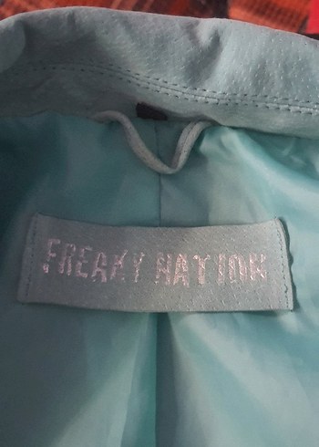 Turkuaz suetcderi ceket xxl - Görsel 2