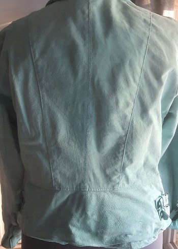 Turkuaz suetcderi ceket xxl - Görsel 6