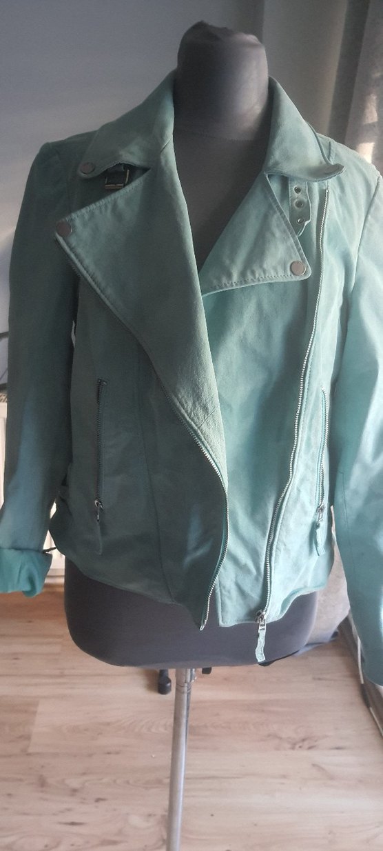 Turkuaz suetcderi ceket xxl - Görsel 3