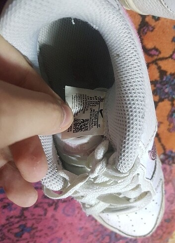 37,5 Beden beyaz Renk Orjinal Nike air Force 1