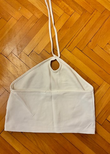 Zara Boyundan Bağlamalı Crop - Görsel 3