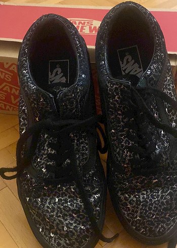 Leopar Desenli Vans Ayakkabı - Görsel 4