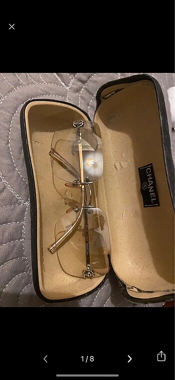 Chanel vintage 2000s ikonik gözlük y2k
