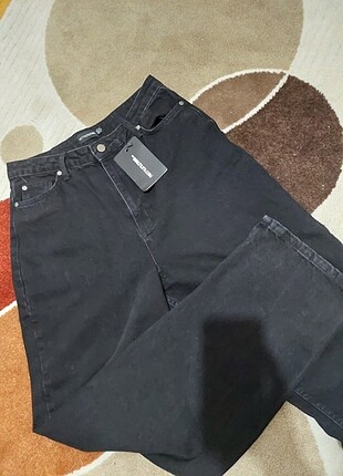 Siyah geniş paça pantolon 