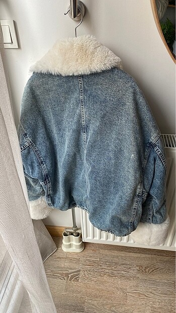 Diğer #denim#pelus#kurklu#mont